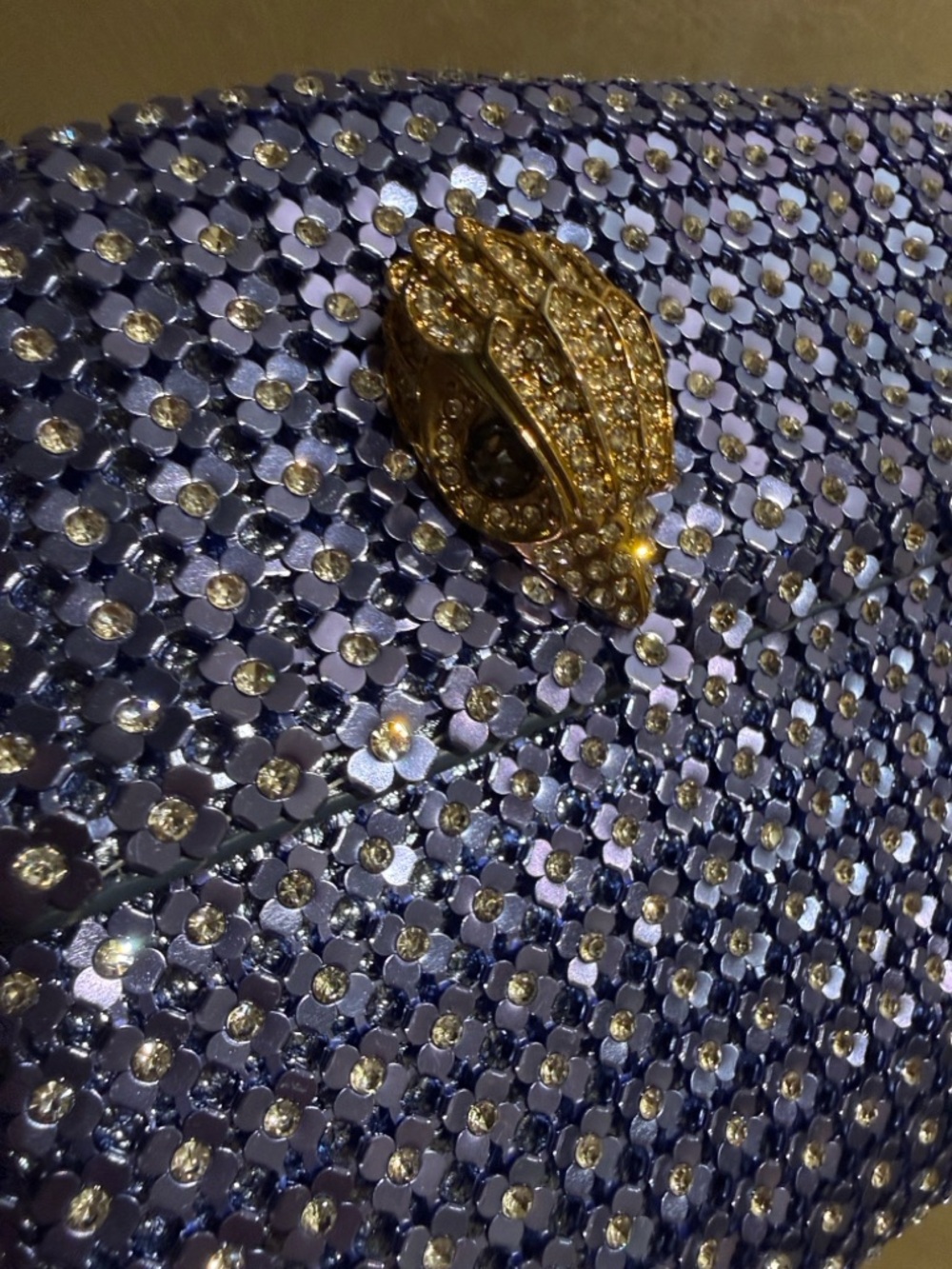 New Kurt Geiger London Embellished Crystal Shoulder Bag interior leather - Picture 4 of 11